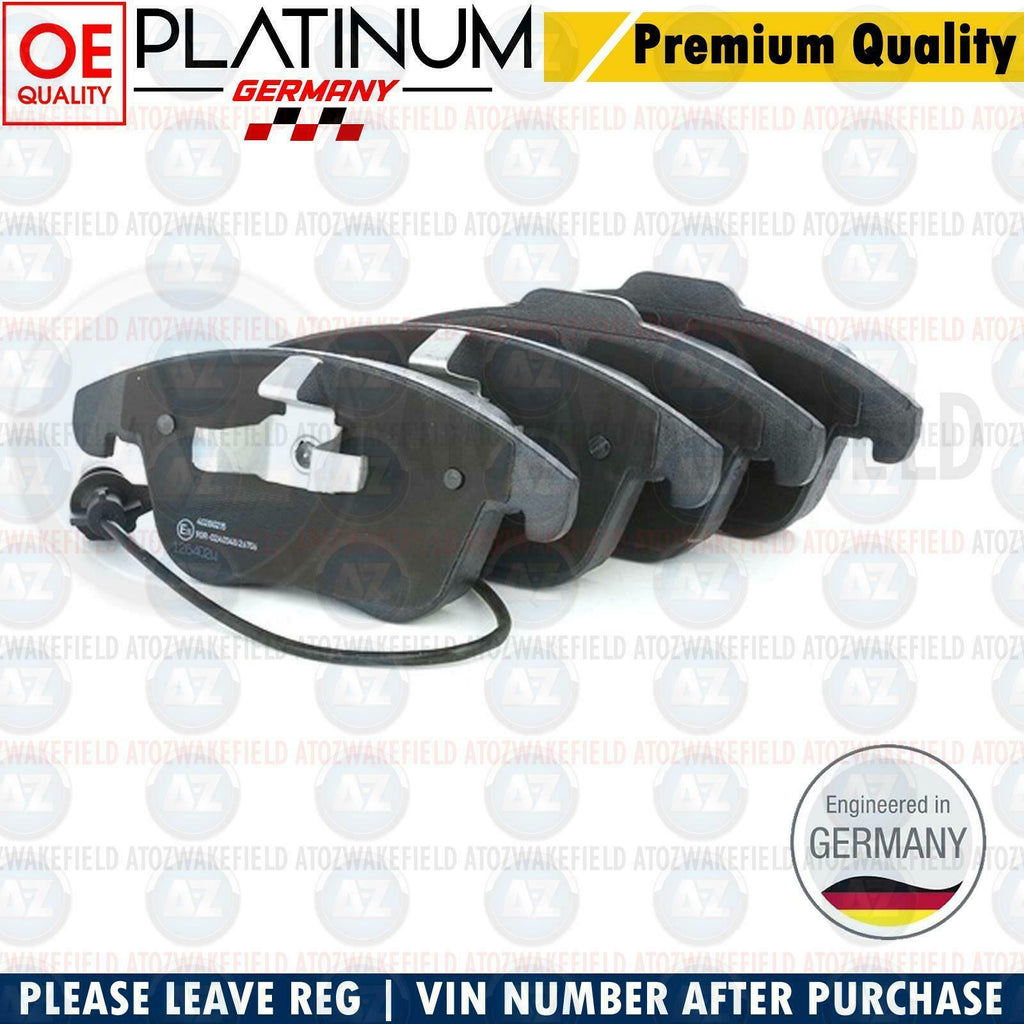FOR AUDI A4 A5 PLATINUM FRONT BRAKE PADS WIRE SENSOR 8K0 698 151 F