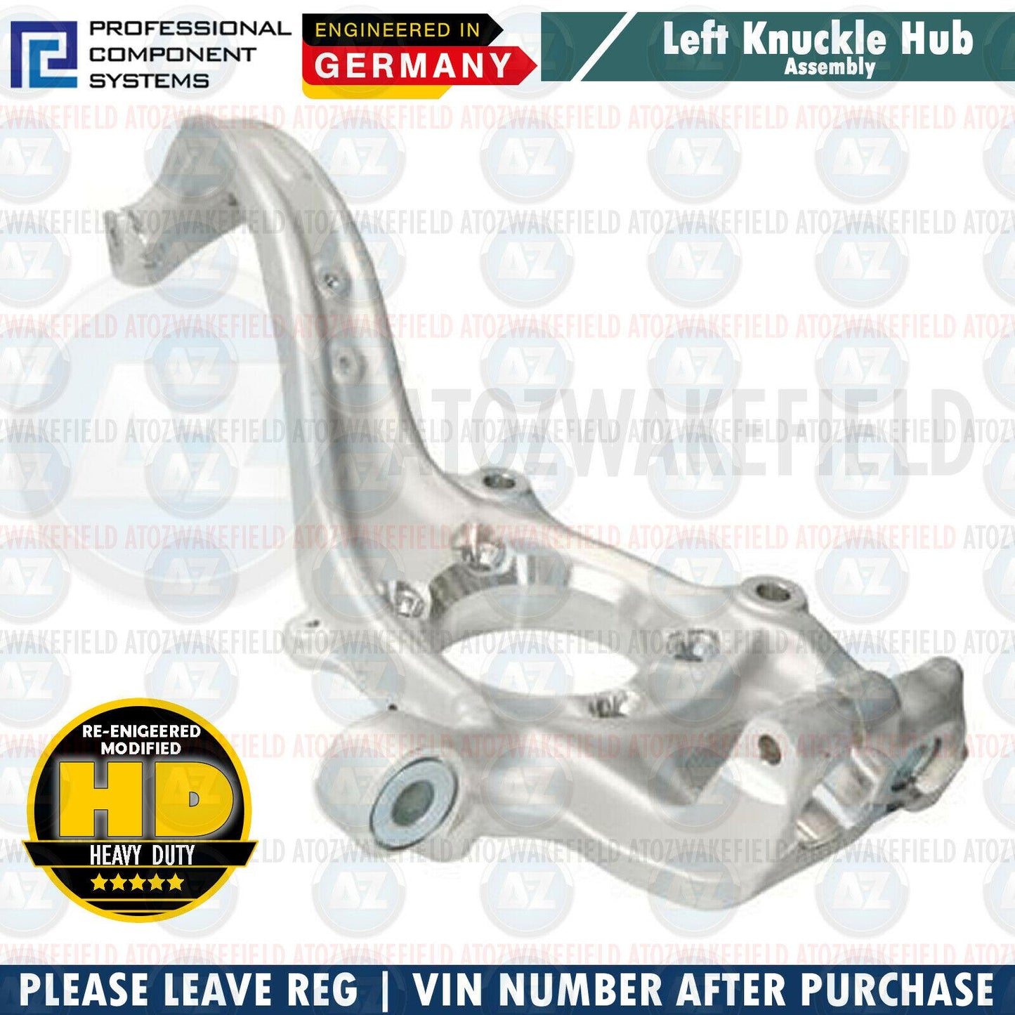 FOR AUDI ALLROAD A4 A5 A6 A7 Q5 FRONT AXLE STEERING STUB KNUCKLE HUB LEFT