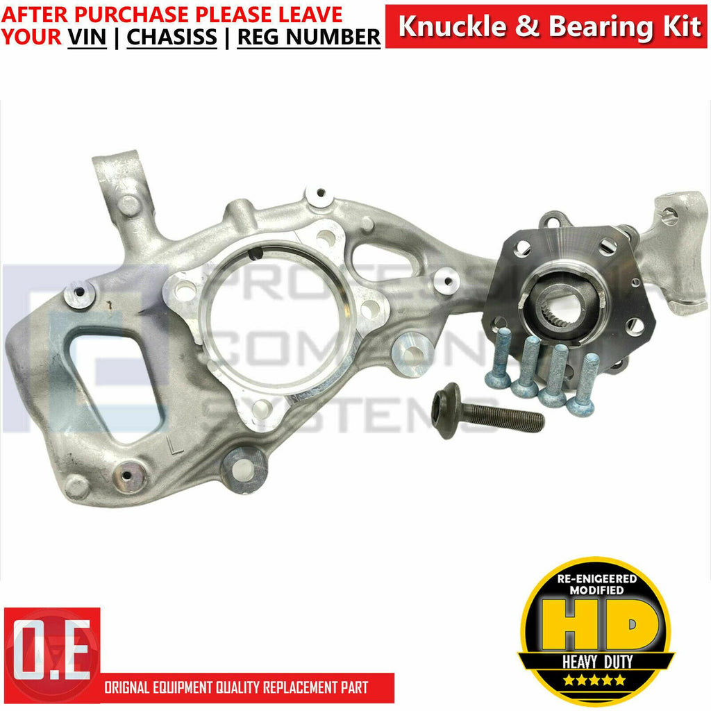 FOR AUDI A4 A5 S4 S5 RS4 RS5 FRONT LEFT STUB KNUCKLE HUB ASSEMBLY BEARING KIT