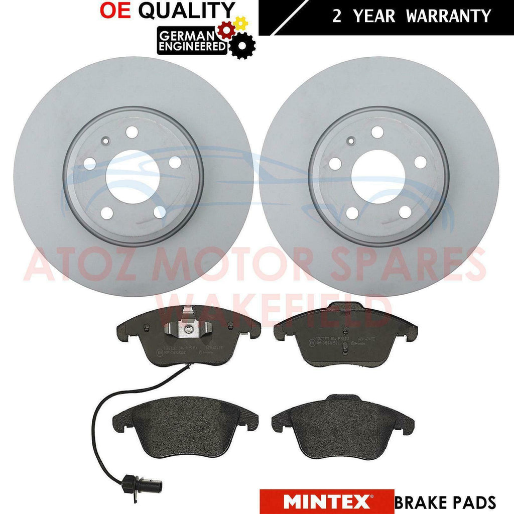 FOR AUDI A4 B8 8K2 8K5 8KH 2.0 TDI FRONT BRAKE DISCS BRAKE PADS 314mm MINTEX