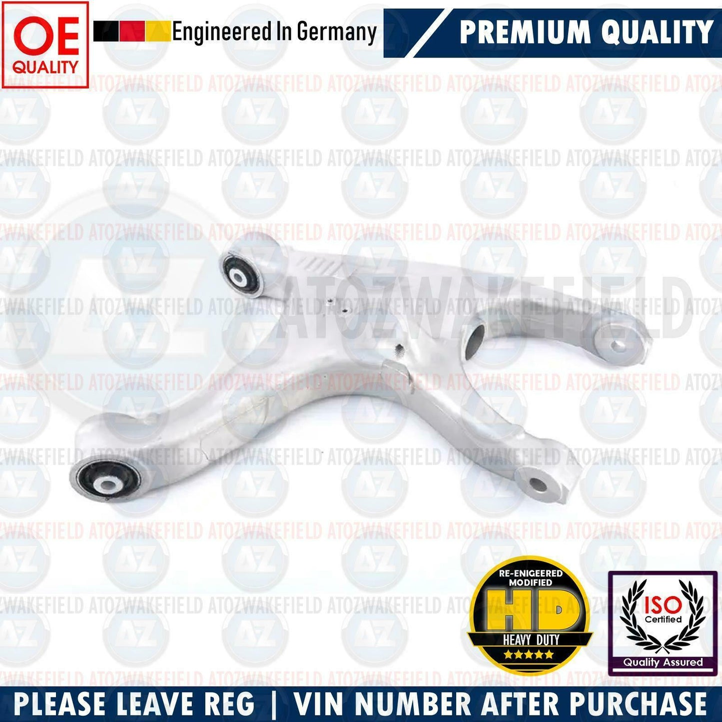 FOR AUDI A4 A5 A6 A7 REAR AXLE LOWER LEFT SUSPENSION WISHBONE TRACK CONTROL ARM