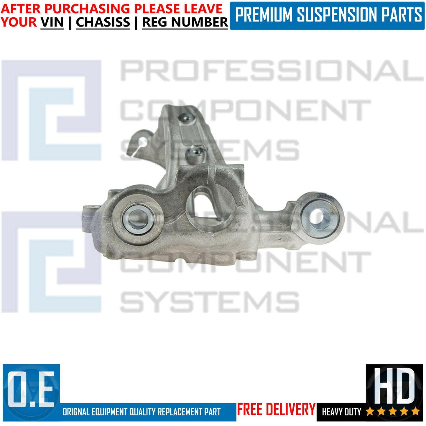 FOR AUDI A4 ALLROAD A5 CONVERTIBLE SPORTBACK FRONT AXLE LEFT STEERING KNUCKLE