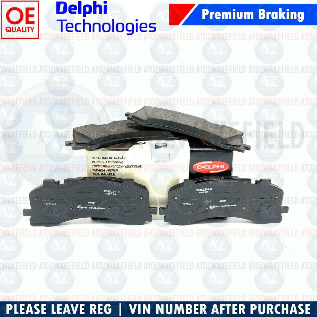 FOR AUDI A6 A7 A8 Q7 Q8 SQ7 SQ8 DELPHI PREMIUM OEM QUALITY FRONT BRAKE PADS SET