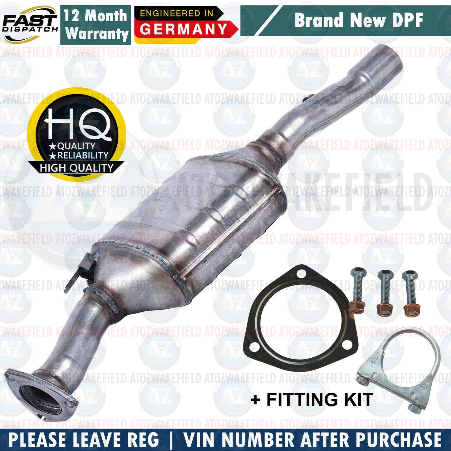 FOR AUDI A6 (C6) 2.7 TDi / 3.0 TDi DPF DIESEL PARTICULATE FILTER *EURO4*