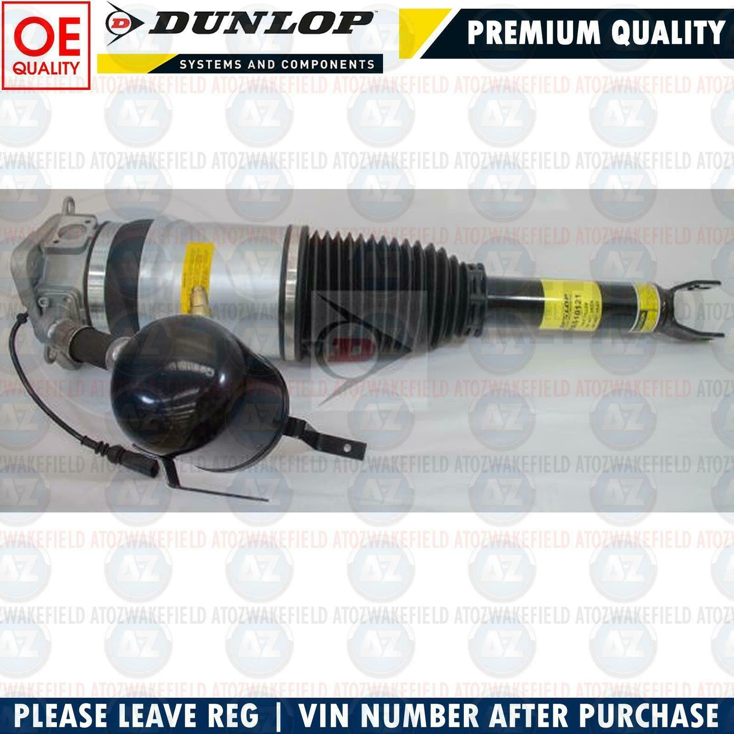 FOR AUDI A8 (4E2,4E8) 2003-2010 REAR LEFT RIGHT AIR SUSPENSION SPRING STRUT PAIR