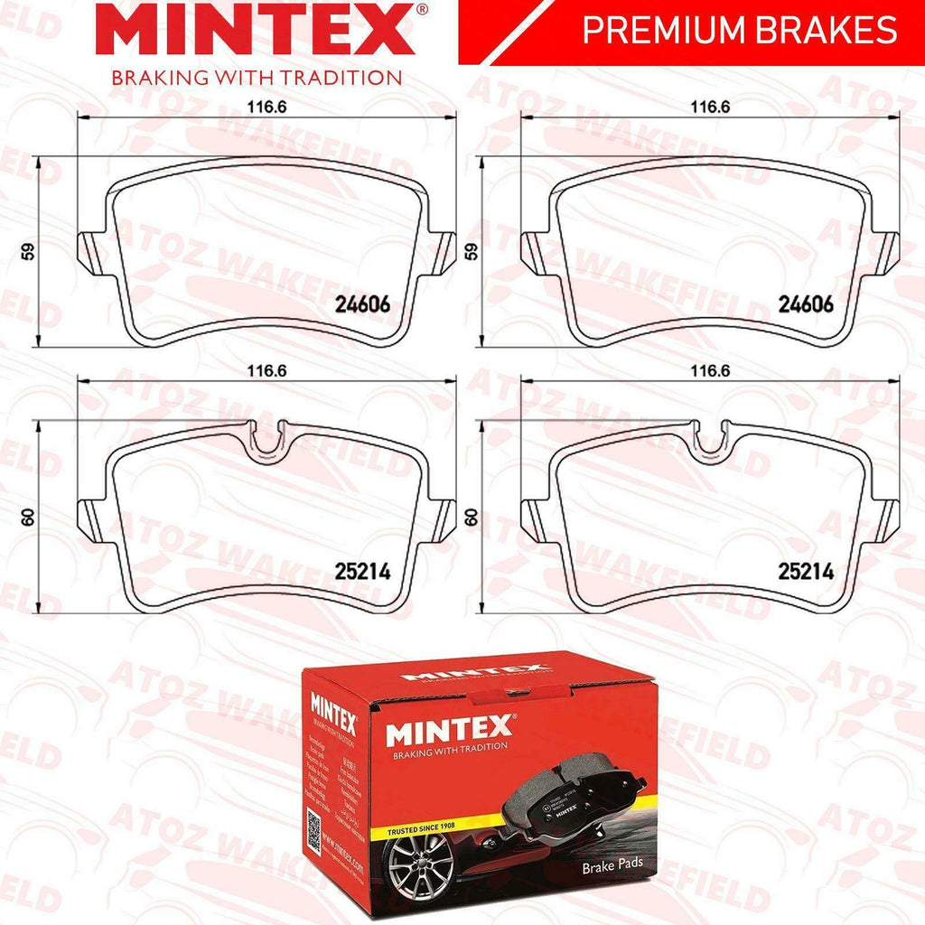 FOR AUDI A8 REAR PREMIUM QUALITY MINTEX BRAKE PADS 4H0698451A BRAND NEW