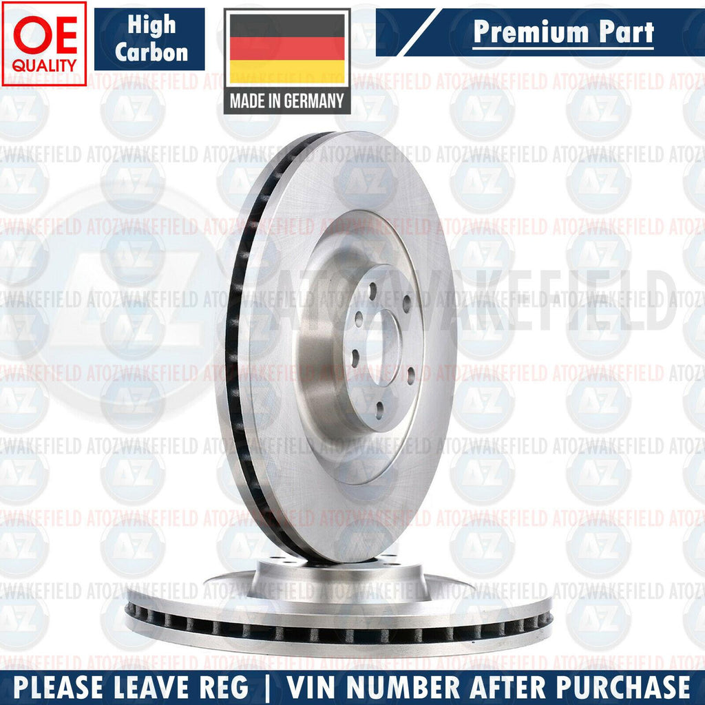 FOR AUDI A8 S8 FRONT OPTIMAL GERMANY HIGH CARBON COATED BRAKE DISCS PAIR 385mm