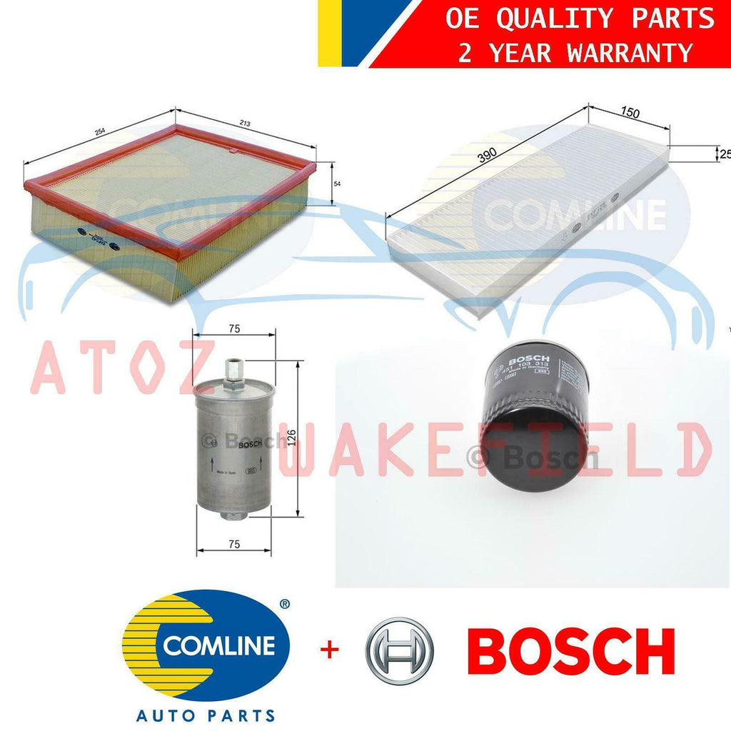 FOR AUDI B5 S4 2.7 AIR OIL POLLEN FUEL PETROL SERVICE KIT FILTERS AGB 1998-2001