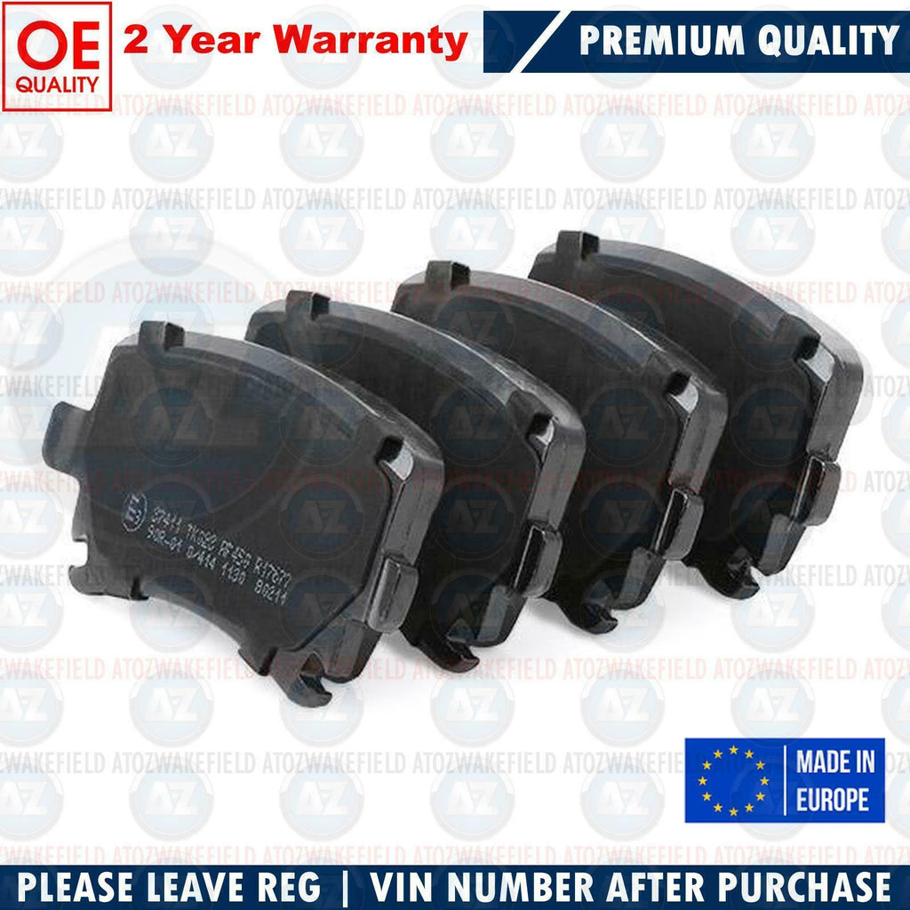 FOR AUDI Q3 SEAT ALHAMBRA VW PASSAT SHARAN CC TIGUAN REAR PREMIUM BRAKE PADS SET