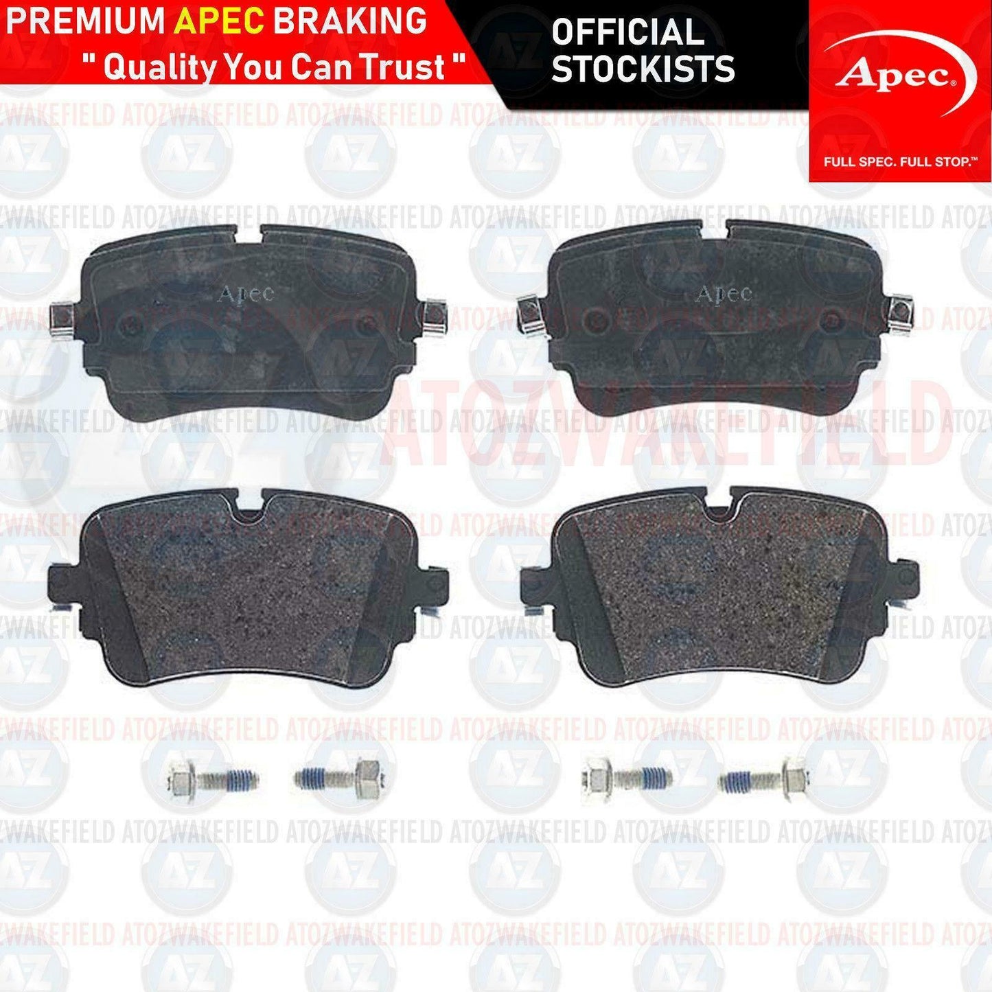 FOR BENTLEY BENTAYGA LAMBORGHINI URUS REAR APEC BRAKE PADS