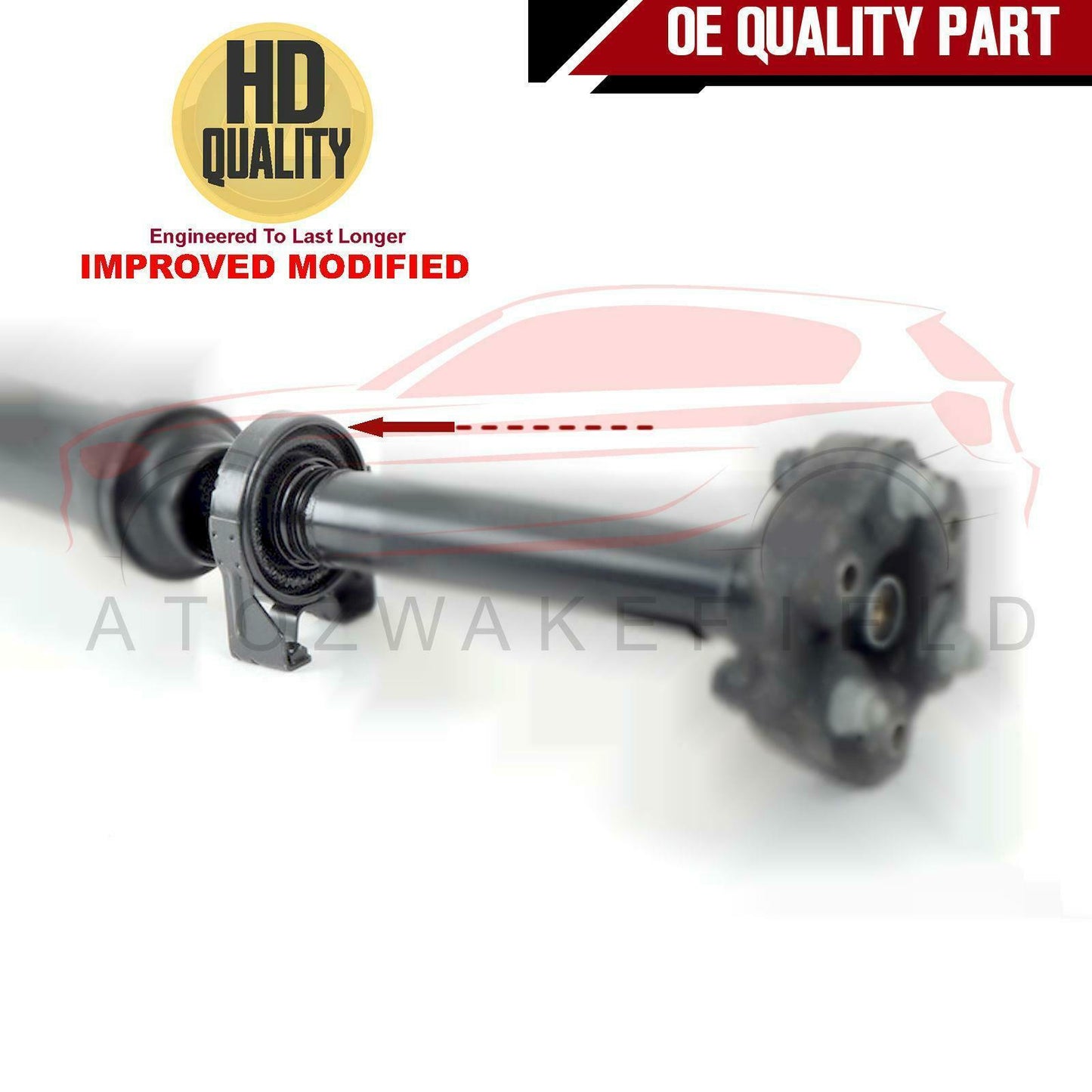 FOR AUDI Q7 VW TOUAREG PORSCHE CAYENNE PROP SHAFT SHAFT CENTRE SUPPORT BEARING