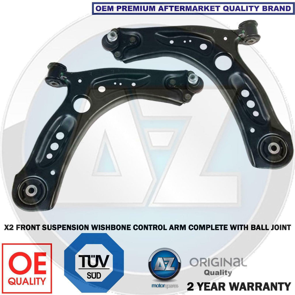 FOR AUDI S3 VW GOLF GTI R X2 FRONT AXLE SUSPENSION WISHBONE CONTROL ARM ARMS NEW