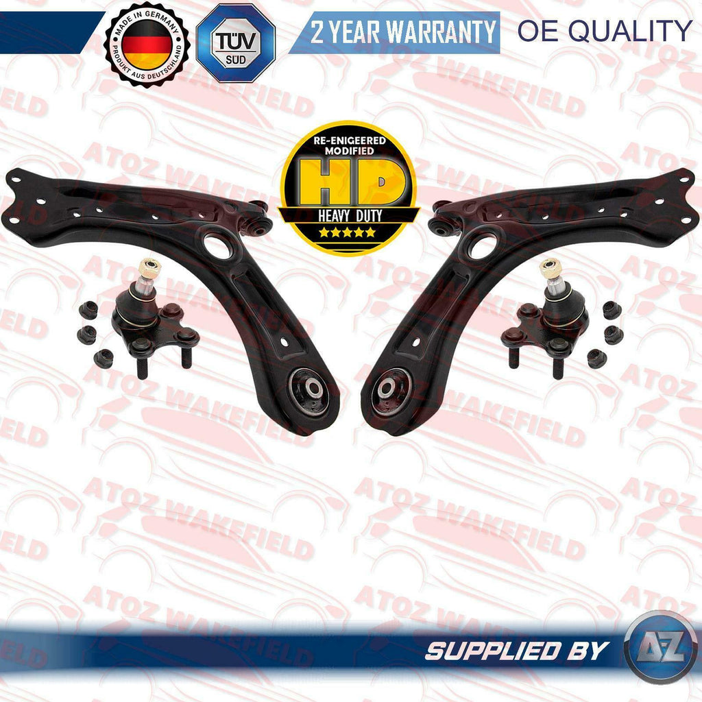 FOR AUDI SEAT SKODA VW FRONT LOWER SUSPENSION WISHBONE CONTROL ARMS HEAVY DUTY