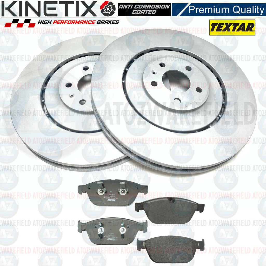 FOR AUDI SQ5 TDi TFSi 13-17 FRONT PREMIUM COATED BRAKE DISCS TEXTAR PADS 380mm