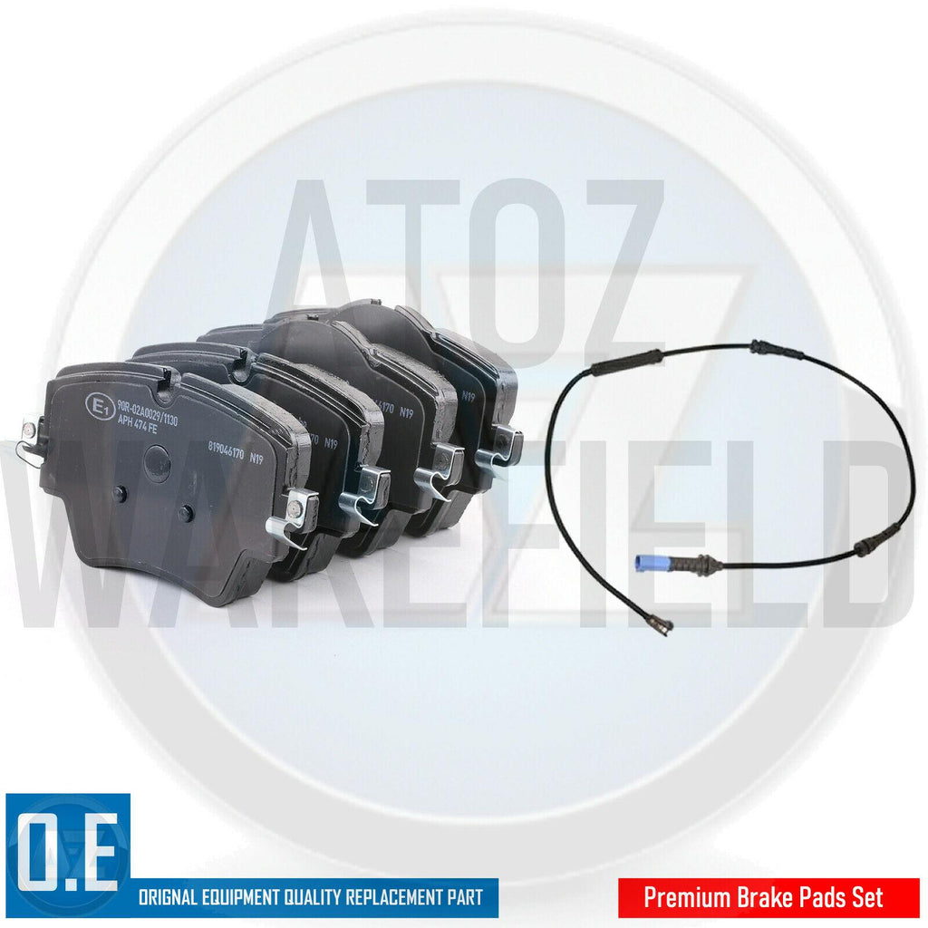 FOR BMW 1 2 3 4 5 SERIES X1 X2 X3 X4 Z4 FRONT BRAKE PADS & WEAR SENSOR WIRE