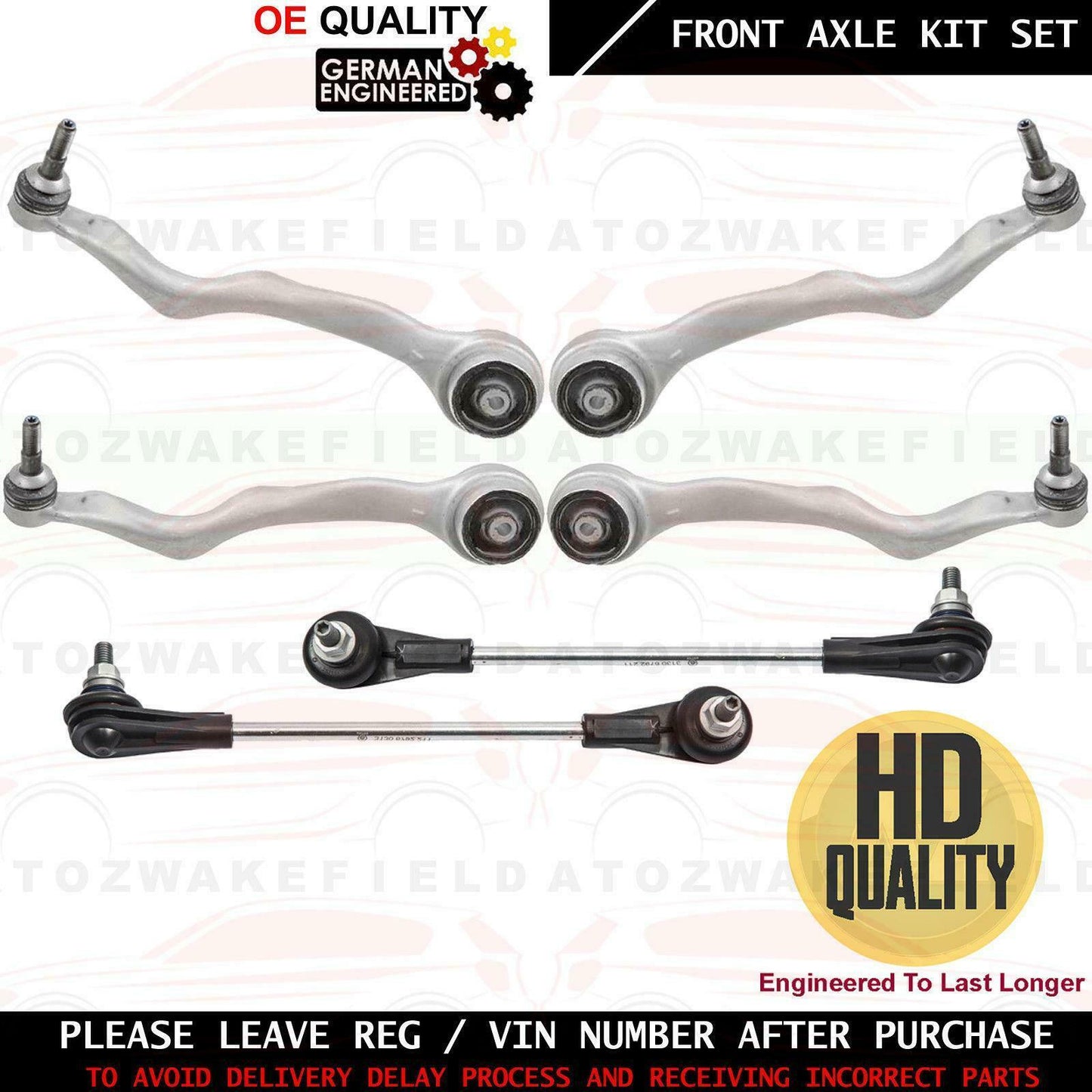 FOR BMW 316d 318d 320d FRONT LOWER SUSPENSION WISHBONE TRACK CONTROL ARMS LINKS