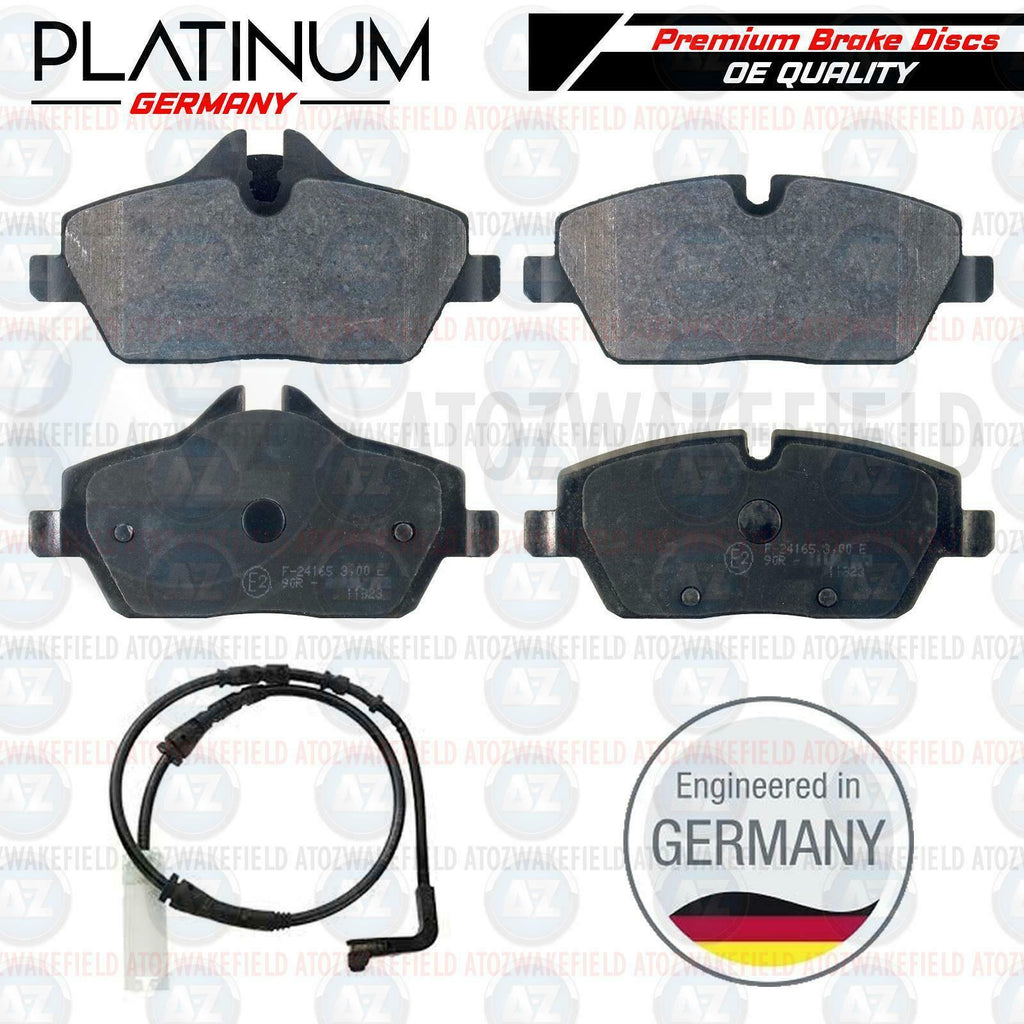FOR BMW 116i 118i 116 118d FRONT PLATINUM BRAKE PADS WIRE SENSOR