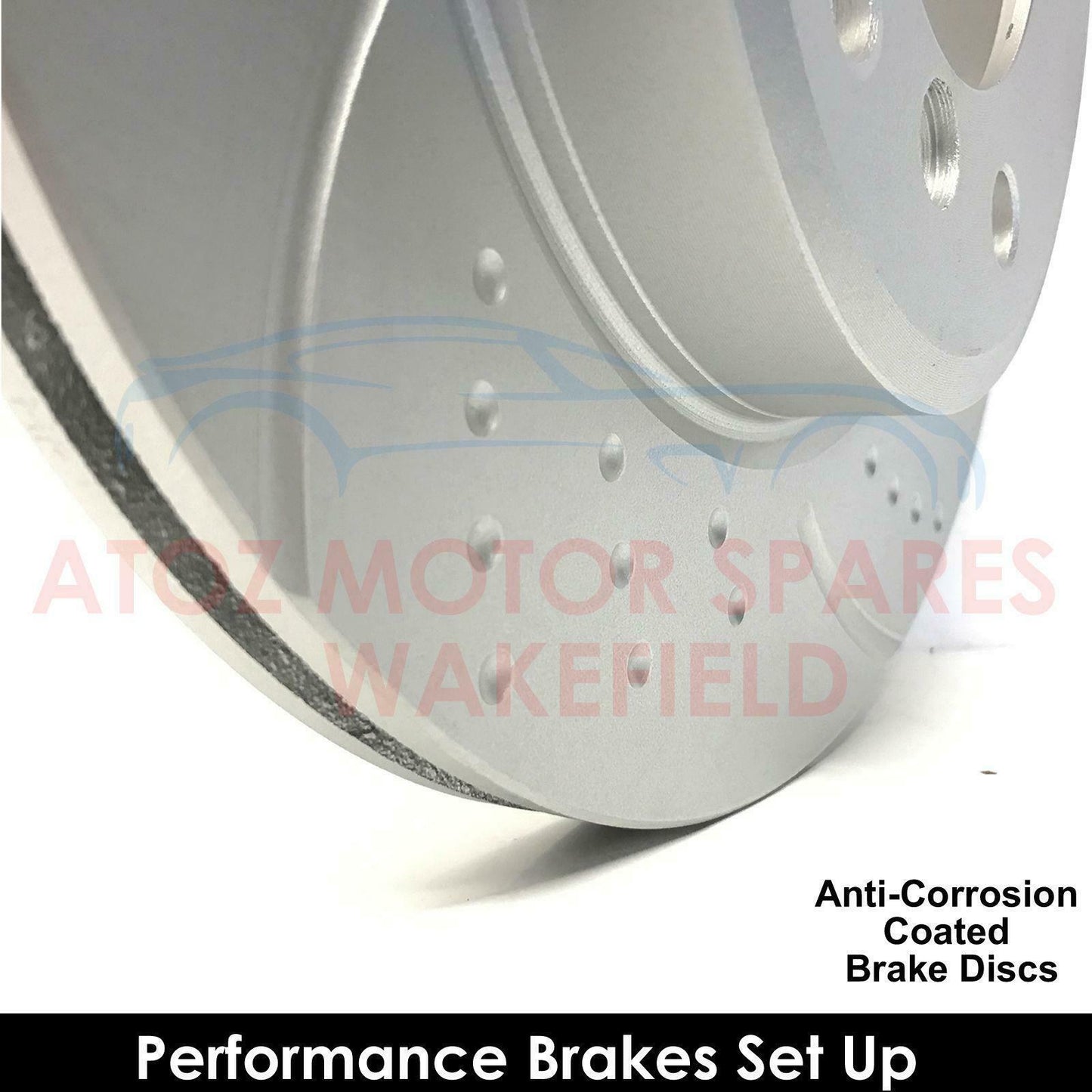 FOR BMW 3 SERIES 320 td E46 FRONT DIMPLED GROOVED BRAKE DISCS BREMBO PADS 300mm
