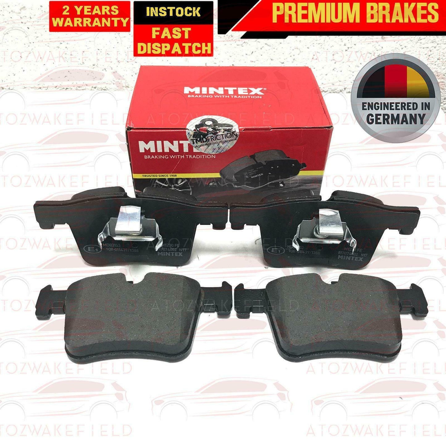 FOR BMW 1 2 3 4 SERIES M SPORT FRONT REAR PREMIUM MINTEX BRAKE PADS FR RR