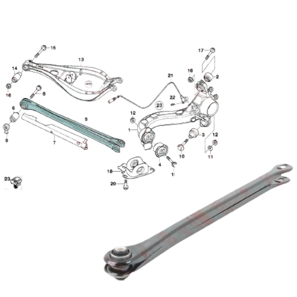 FOR BMW 3 SERIES E46 E36 316 318 320D 323 325 330D M3 REAR LOWER SUSPENSION ARM