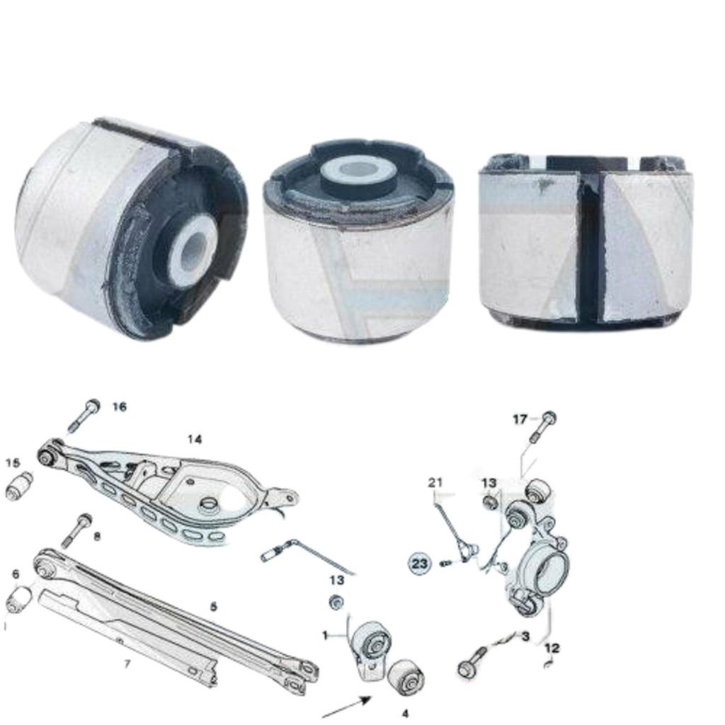 FOR BMW 3 SERIES X3 REAR TRAILING SUSPENSION CONTROL ARM FRONT BUSH 33326770786