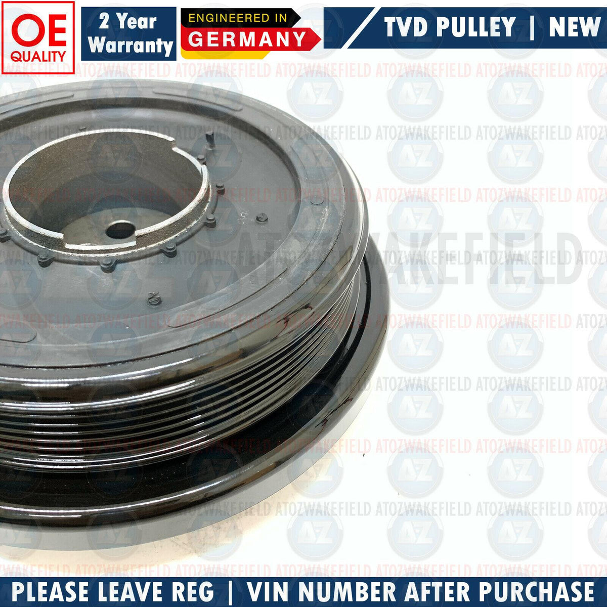FIT BMW 330d 330xd E90 E91 E92 E93 TORSION VIBRATION DAMPER CRANKSHAFT PULLEY