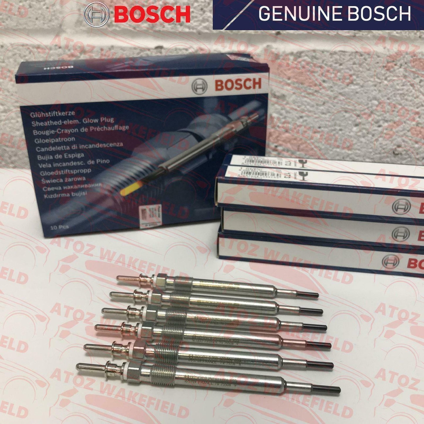 FOR BMW 330d 335d 525d 530d 535d X5 X6 DIESEL HEATER GLOW PLUGS SET 12237803368