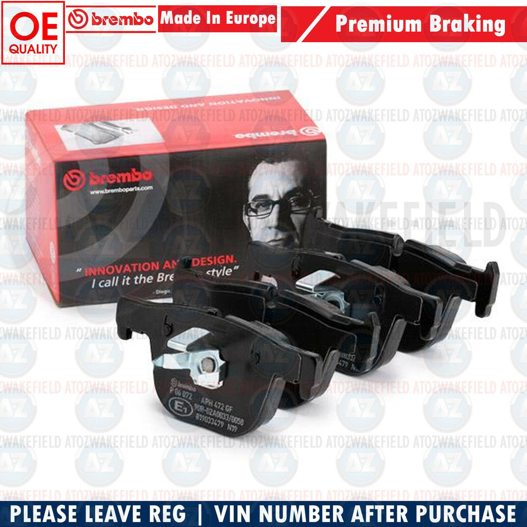 FOR BMW 3/4 SERIES F30 F31 F34 F33 F34 REAR AXLE BREMBO BRAKE PADS SET