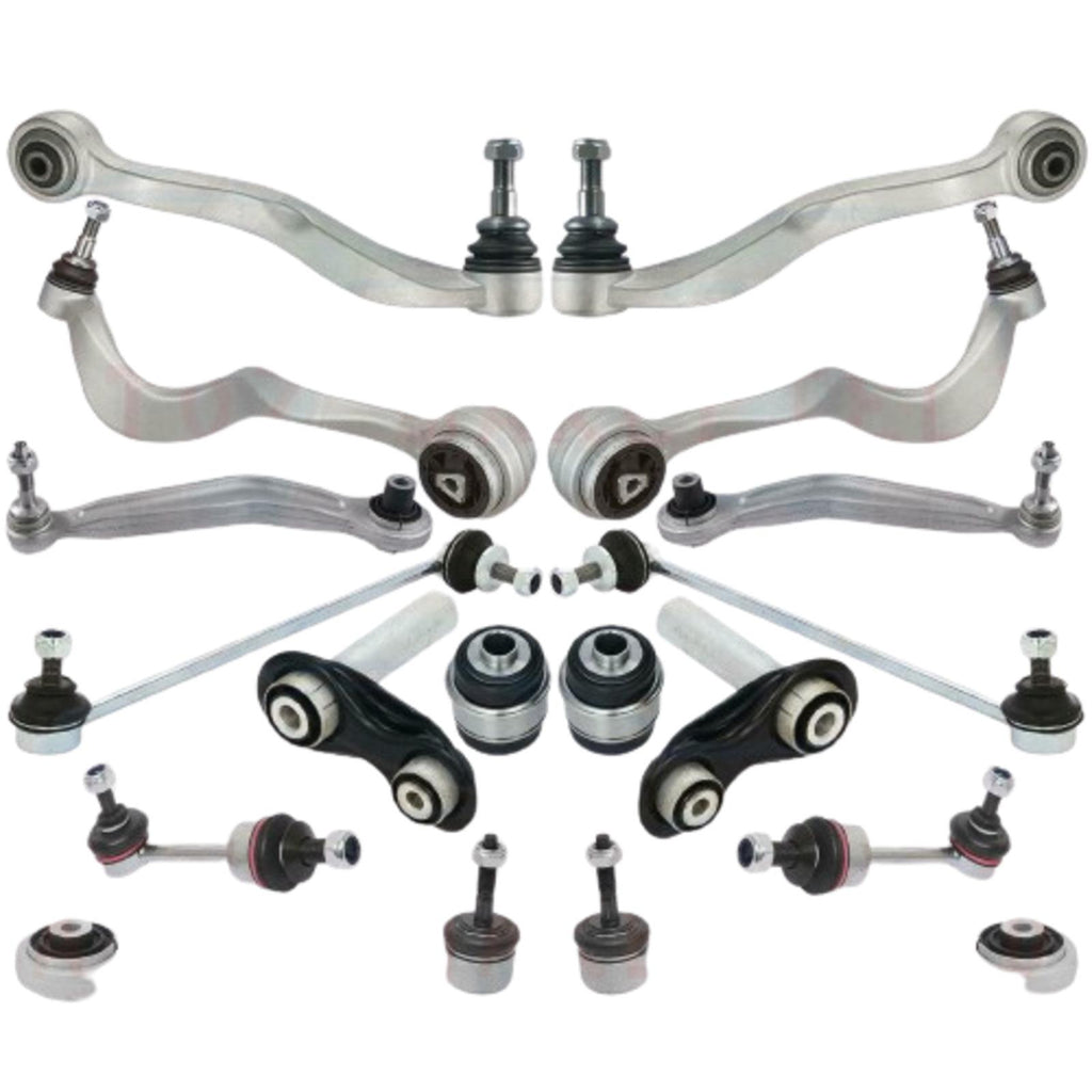 FOR BMW 5 E60 E61 FRONT REAR SUSPENSION WISHBONES TRACK CONTROL ARMS LINKS KIT