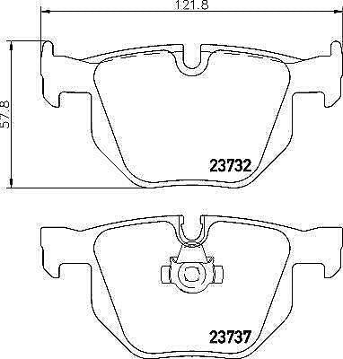 FOR BMW 5/6 SERIES E60 E61 E63 E64 REAR BRAKE DISCS MINTEX PADS SENSOR 320mm