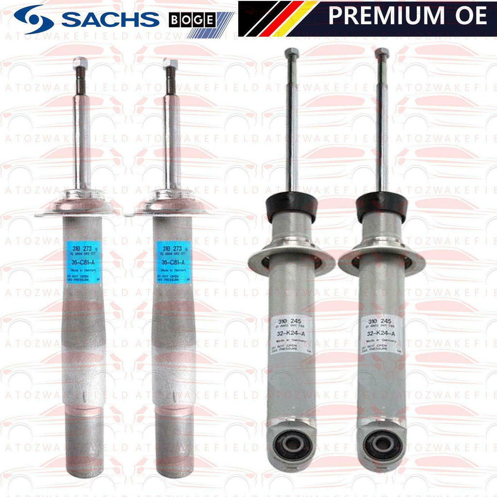 FOR BMW 5 SERIES E60 FRONT REAR GENUINE SACHS BOGE SHOCKERS SHOCK ABSORBERS NEW