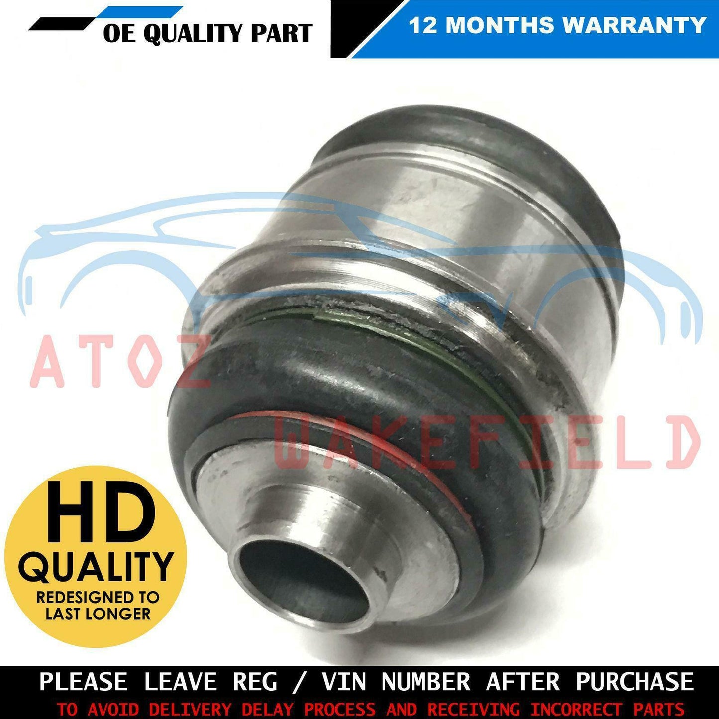 FOR BMW 5 SERIES E60 REAR HUB SUSPENSION ARM BALL JOINT ROSE BUSH BUSHES PAIR