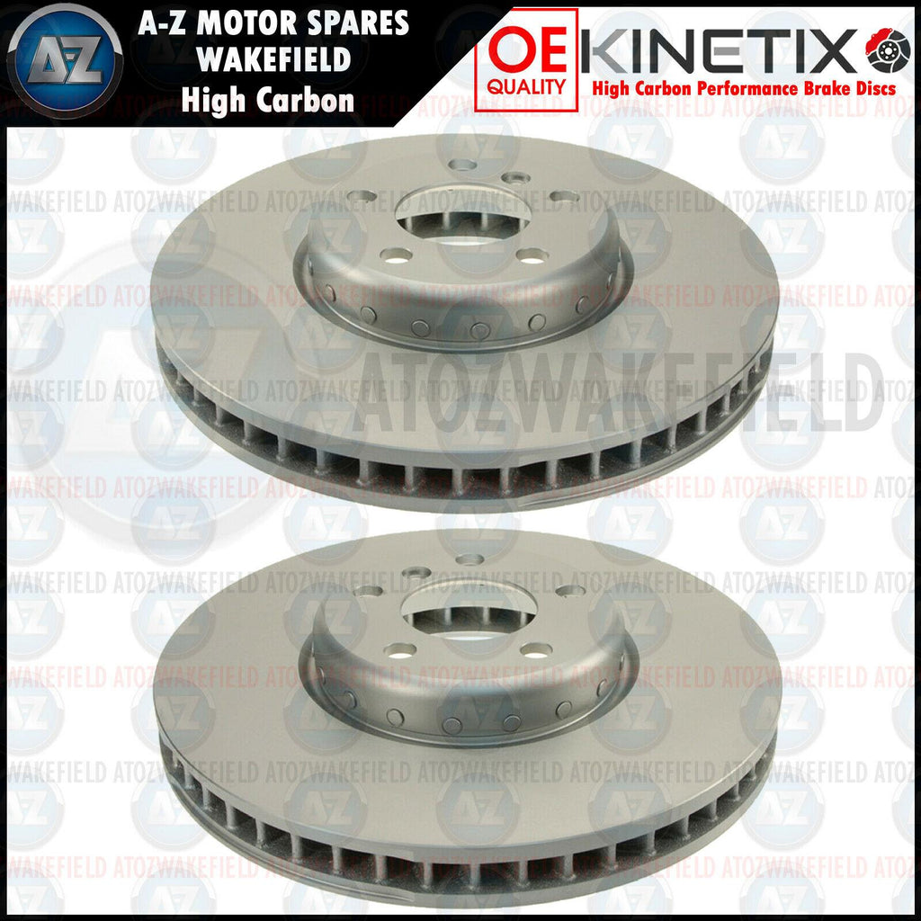 FOR BMW 5 SERIES F10 F11 M SPORT FRONT HIGH CARBON BRAKE DISCS PAIR 348mm NEW