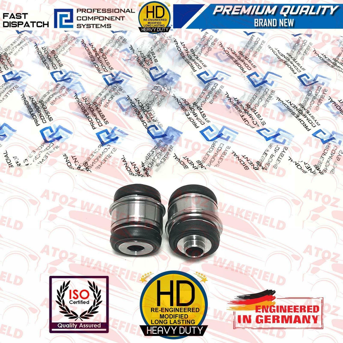 FOR BMW 520 525 530 535 E60 E61 REAR SUSPENSION WISHBONES ARMS LINKS BUSHES KIT