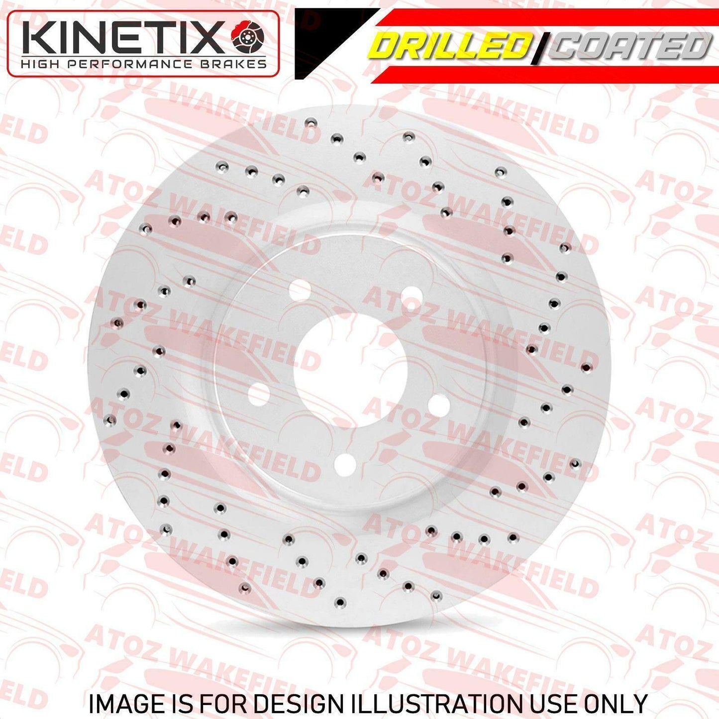 FOR BMW 530d M SPORT F10 F11 FRONT DRILLED COATED BRAKE DISCS PAIR 348mm NEW