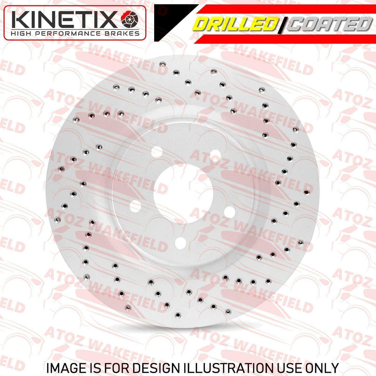 FOR BMW 525d M SPORT F10 F11 FRONT DRILLED COATED BRAKE DISCS PAIR 348mm NEW