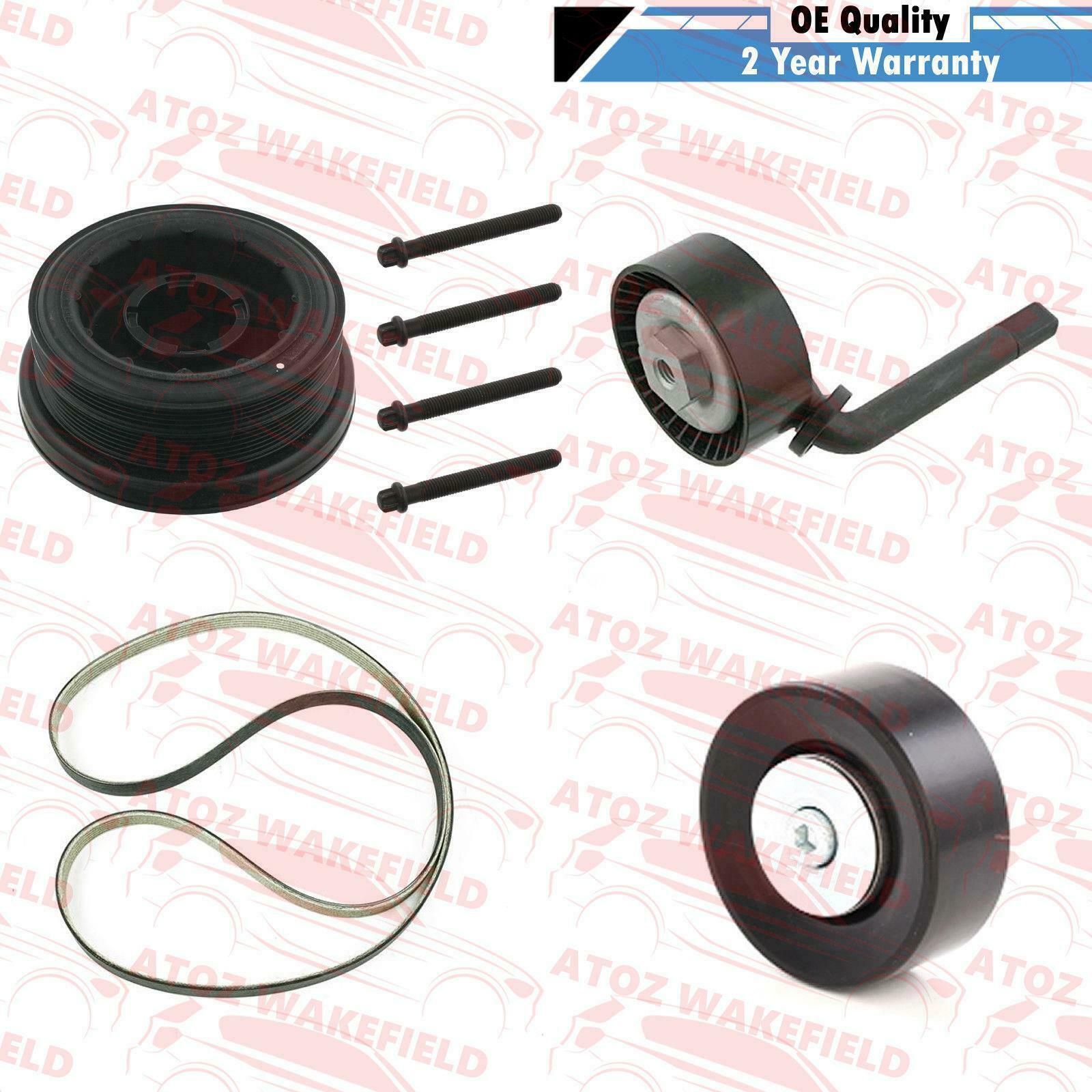 BMW 6 & 7 Series E65 E66 E67 Crankshaft Pulley Belt – 6 Rib – New 243CSD11416