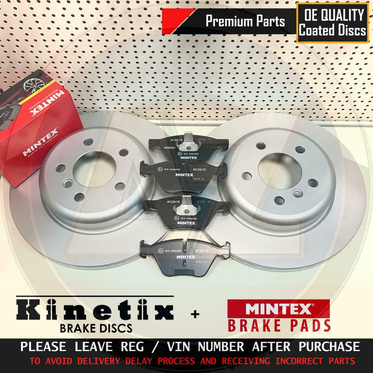 FOR BMW 530d M SPORT F10 F11 FRONT LEFT RIGHT BRAKE DISCS MINTEX BRAKE PADS WIRE