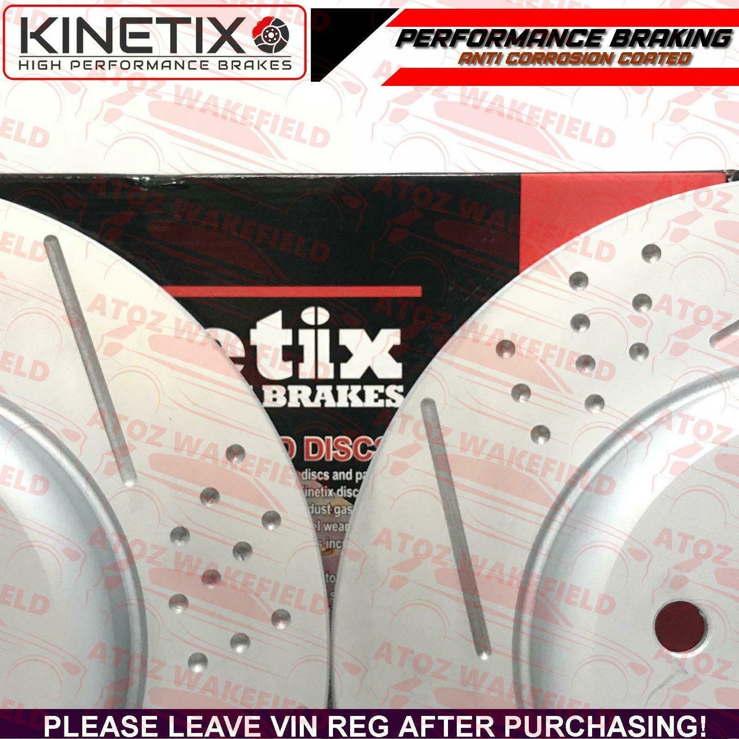 FOR BMW 550i 750i 760i REAR DIMPLED GROOVED PERFORMANCE BRAKE DISCS PAIR 370mm