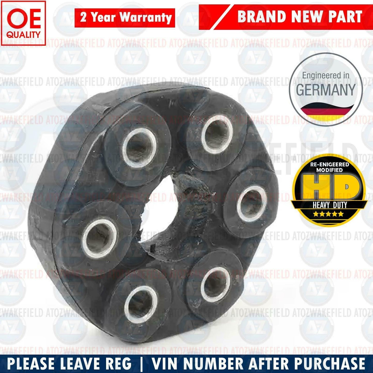 FOR BMW E36 E46 E34 E39 E85 Z3 Z4 NEW PROPSHAFT COUPLING MODIFIED 26111227410