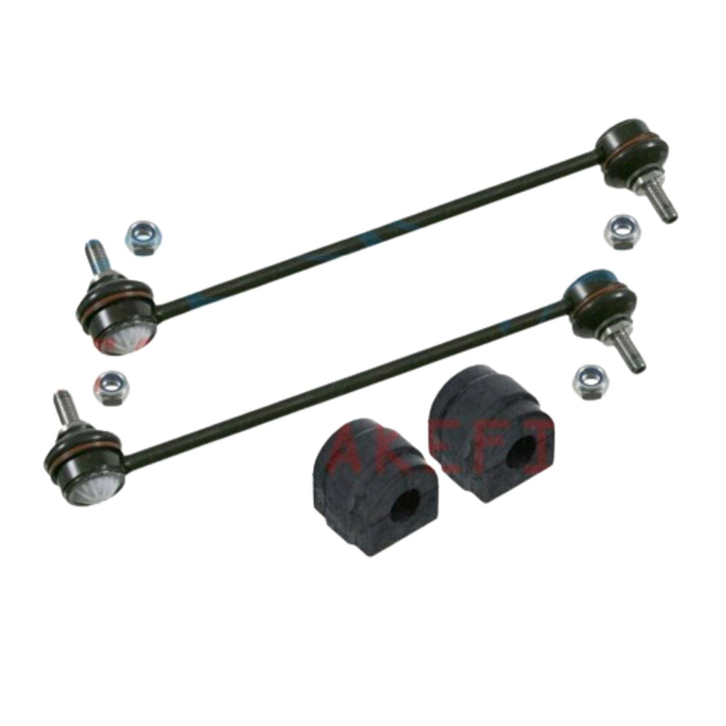 FOR BMW E46 2 FRONT HEAVY DUTY ANTIROLL BAR STABILISER LINKS D BUSHES