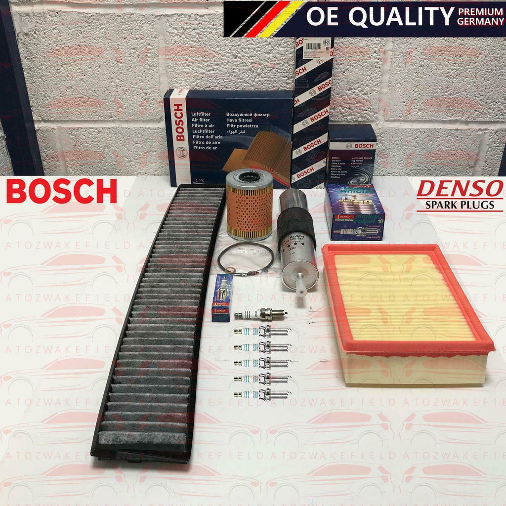 FOR BMW M3 3.2 E46 CSL AIR OIL FUEL POLLEN FILTER DENSO SPARK PLUGS SERVICE KIT