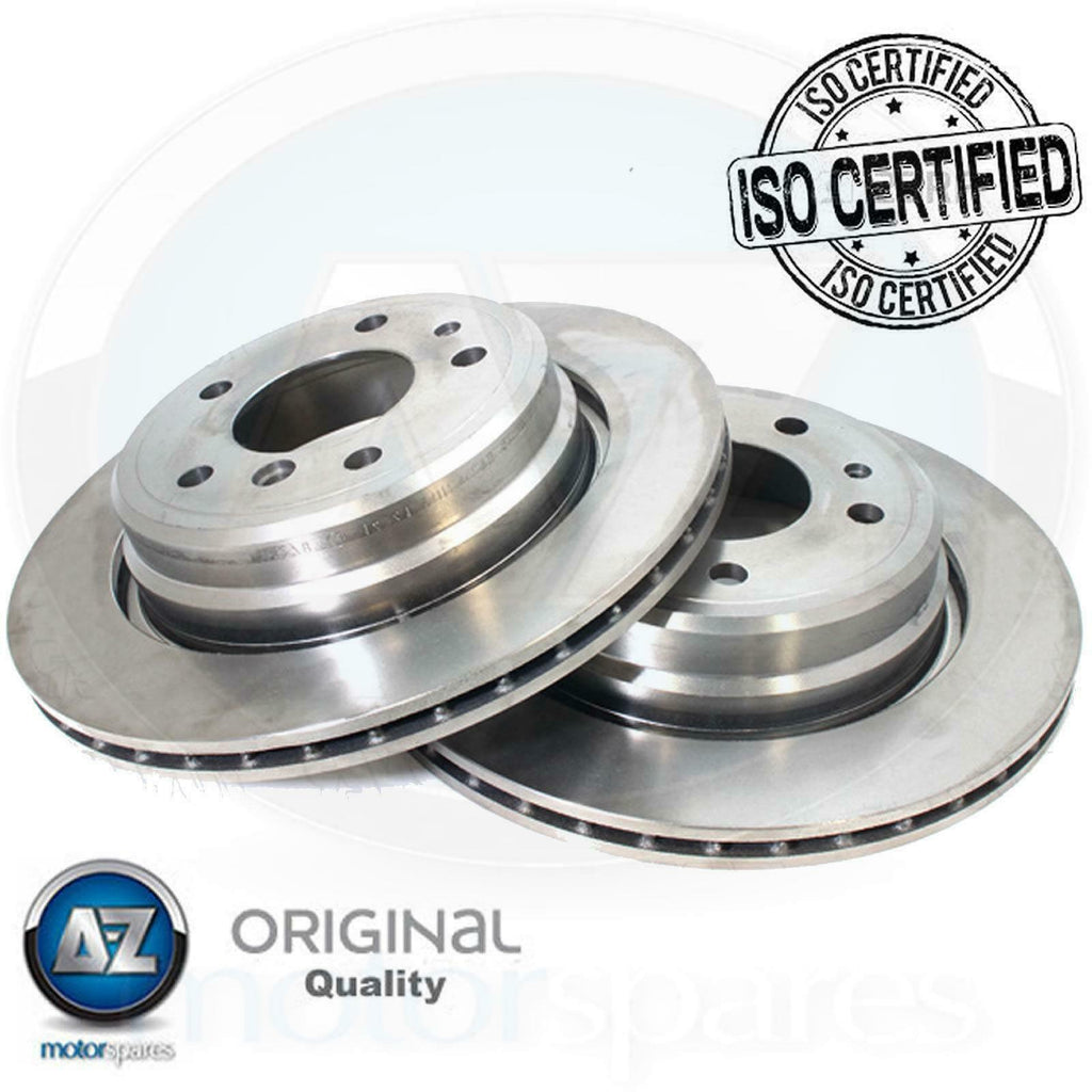 FOR BMW M3 E46 3.2 COUPE CONVERTIBLE 2001-2006 REAR BRAKE DISCS PAIR LEFT RIGHT