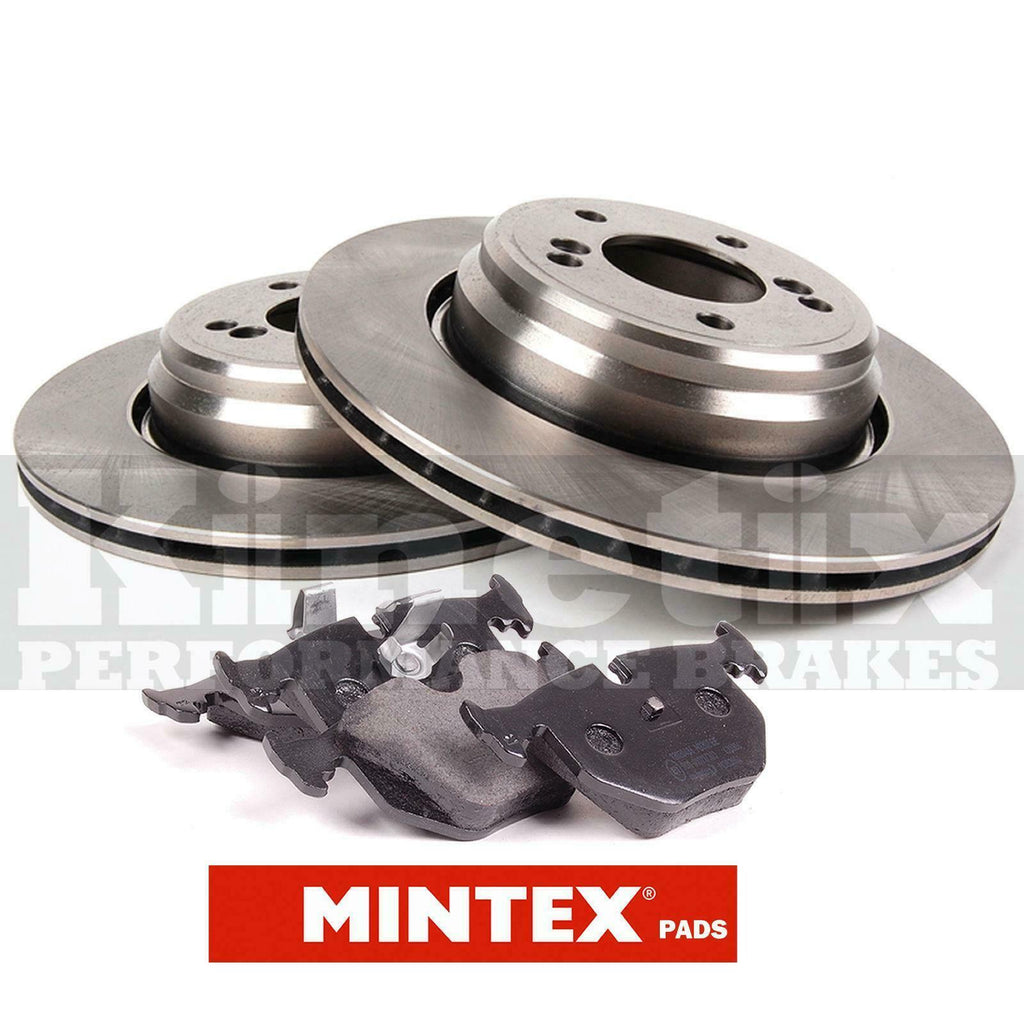 FOR BMW M5 E39 REAR OE QUALITY BRAKE DISCS MINTEX PADS SET 328mm 00-03