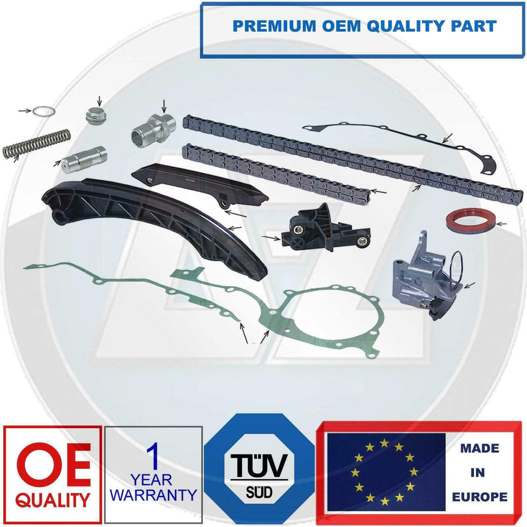 FOR BMW X5 X3 E83 E53 2.5i 3.0i TIMING CHAIN GEARS TENSIONER SPRING GASKET KIT