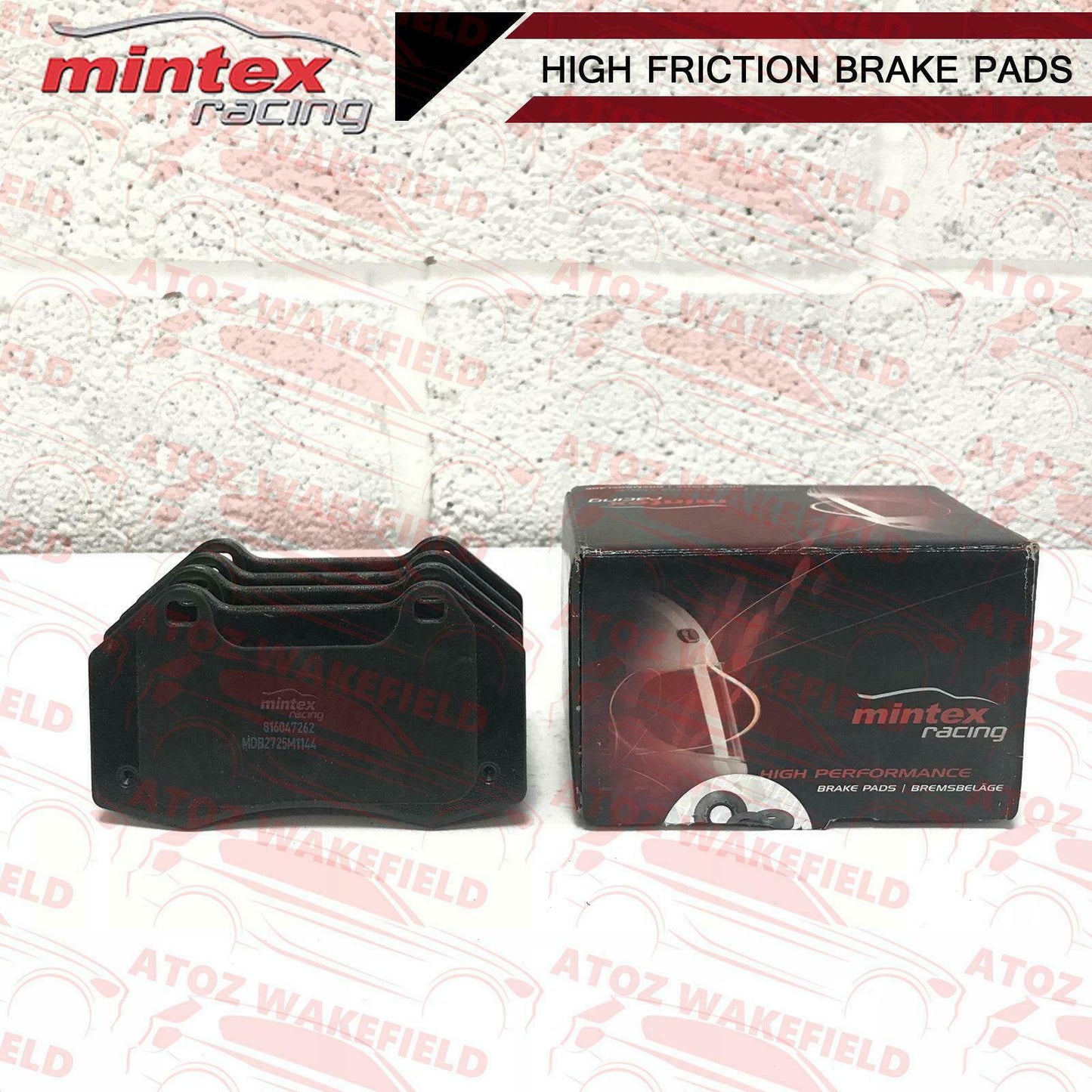 FOR CLIO SPORT 197 200 MEGANE MK2 SPORT RS 225 FRONT PERFORMANCE BRAKE PADS FR
