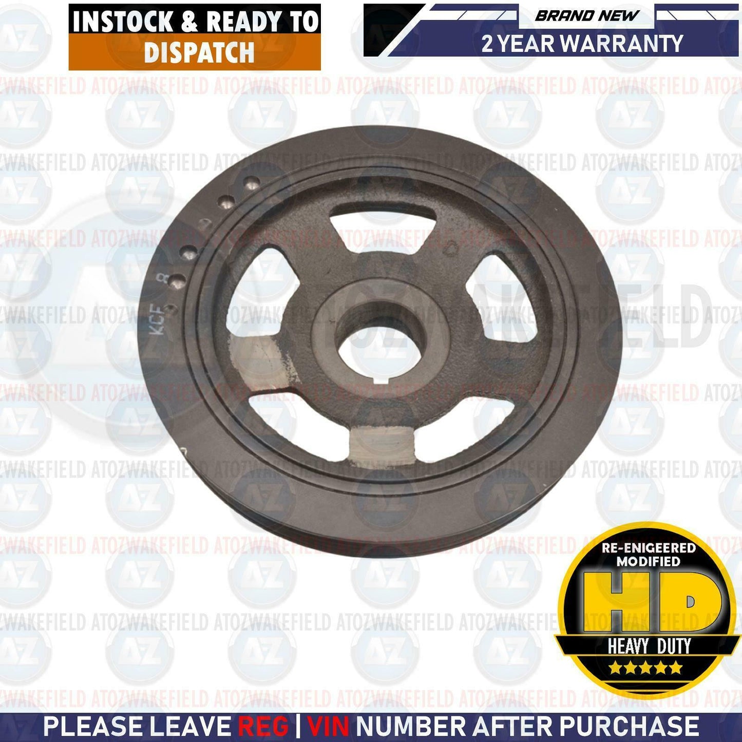 FOR D4FB D4FC D3FA D4FD D4FA D3EA TORSION VIBRATION DAMPER CRANK SHAFT PULLEY