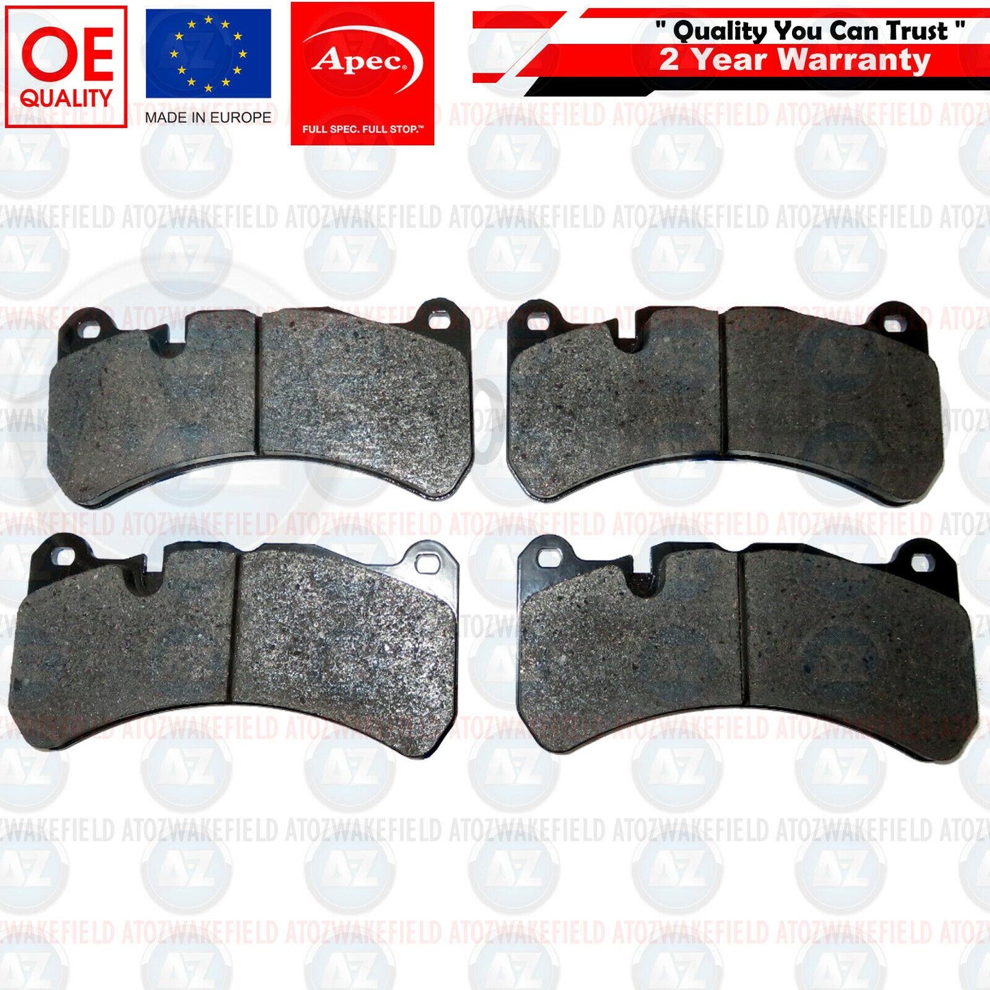 FOR FERRARI 599 GTB GTO 6.0 GTB FRONT PREMIUM APEC BRAKE PADS SET