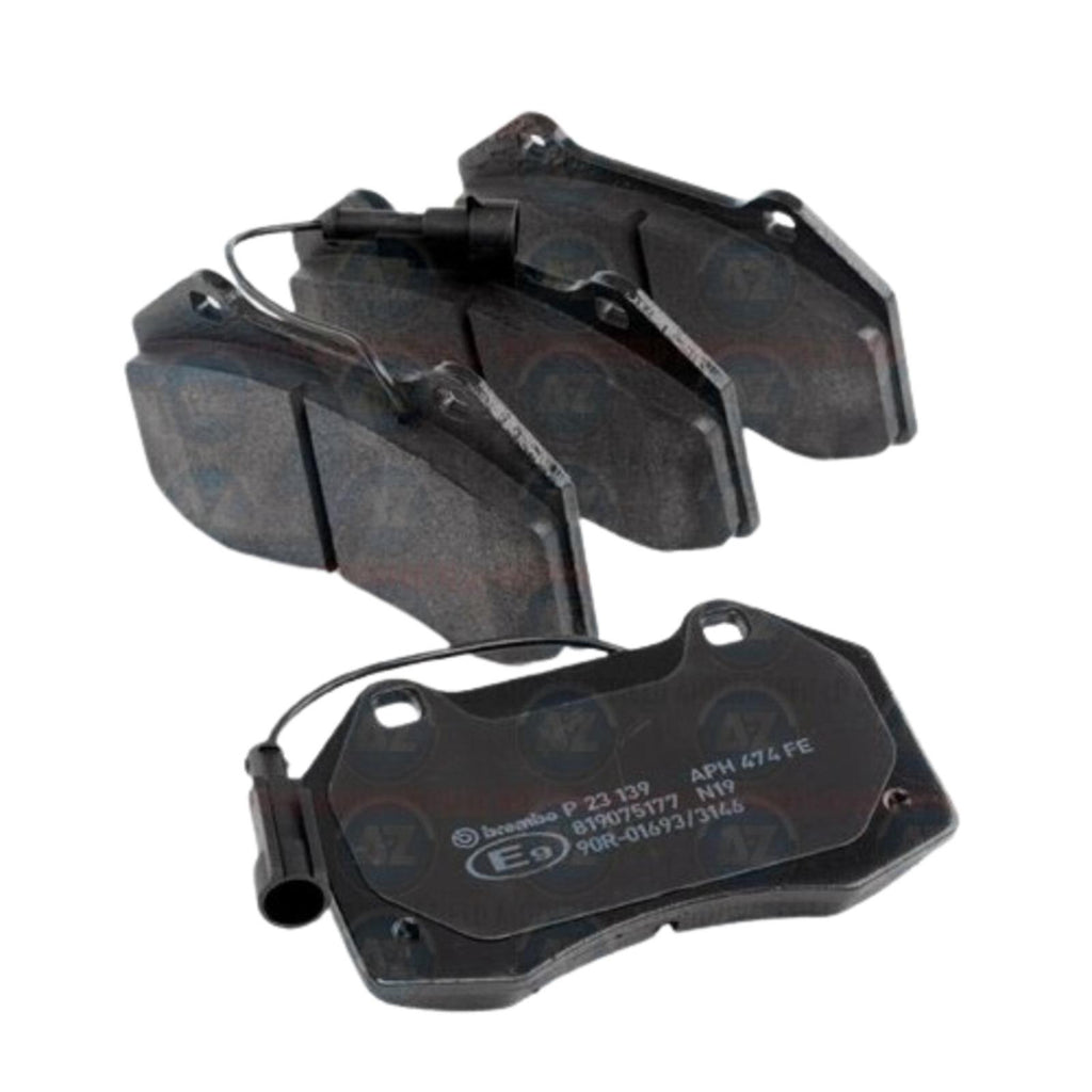 FOR FIAT 500 1.4 ABARTH 2008- FRONT GENUINE BREMBO BRAKE PADS + WEAR SENSOR WIRE