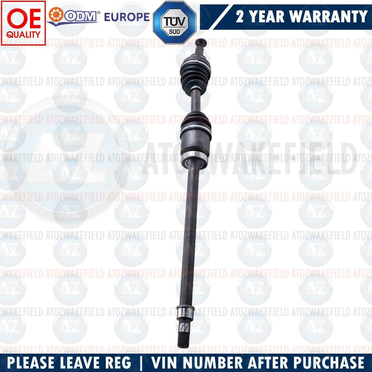 FOR FORD FOCUS 2.5 ST MK2 MANUAL BRAND NEW ODM GERMANY FRONT RIGHT RH DRIVESHAFT